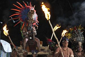 Les Mayas fêtent la Reanaissance